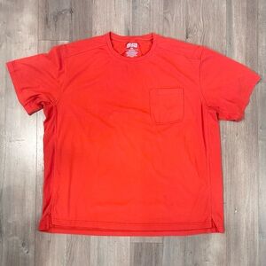 Duluth Trading Co Red Short-Sleeve Pocket Tee